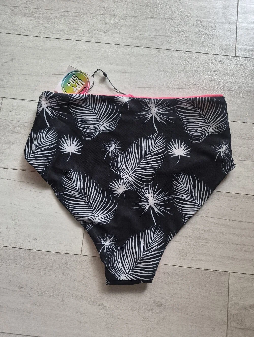 HURLEY NEW Midnight Palms High Waisted Bikini Swimsuit